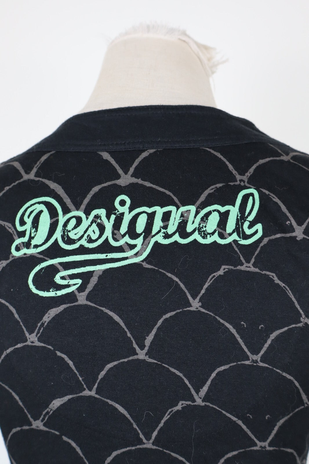 DESIGUAL VESTITO DONNA TG. S  WOMAN CASUAL VINTAGE DRESS ABITO COTONE COTTON