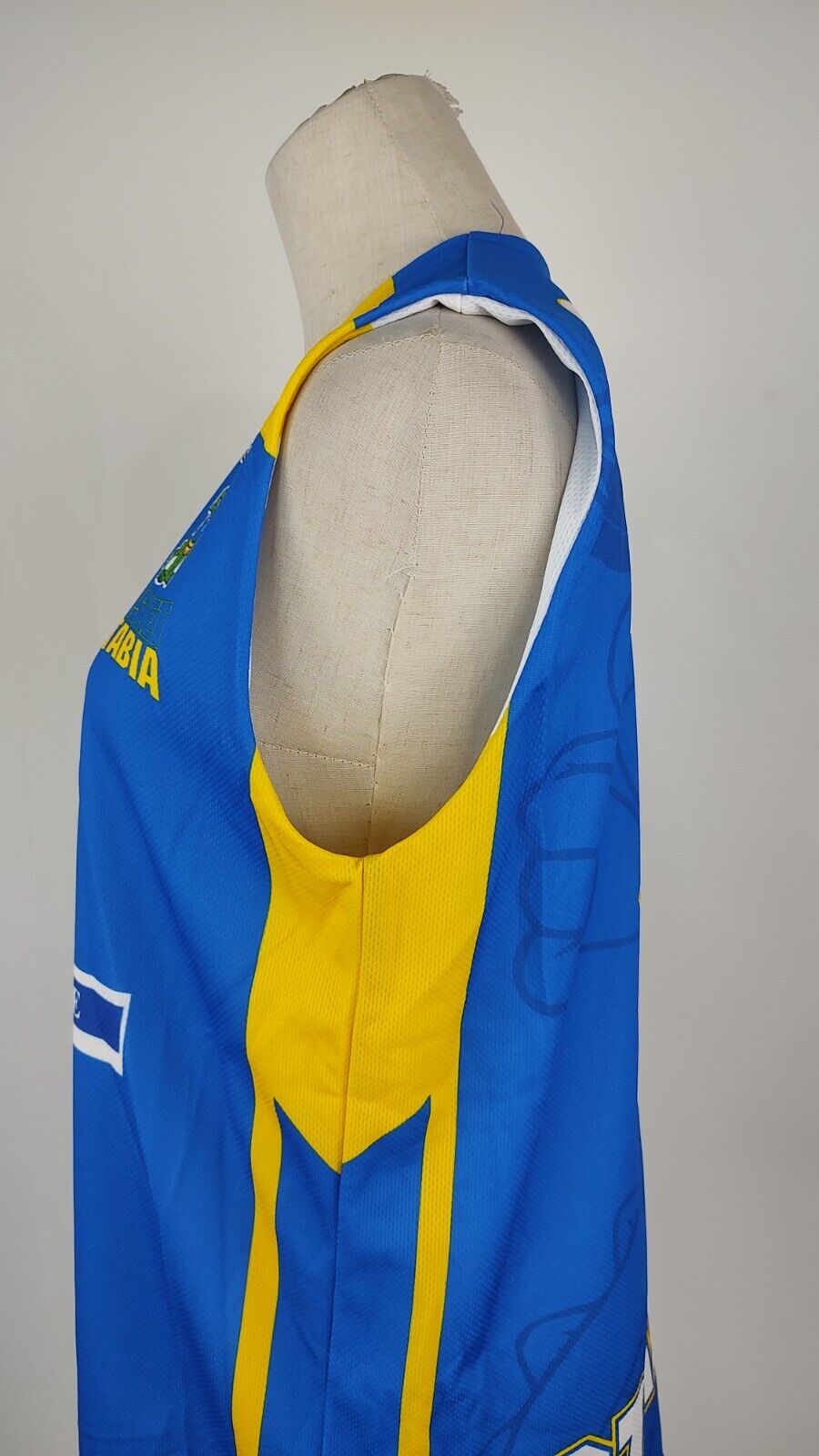 STABIA CANNAVALE N. 3 CANOTTA DONNA BASKET INDOSSATA TG M SPORT DOUBLE-FACE