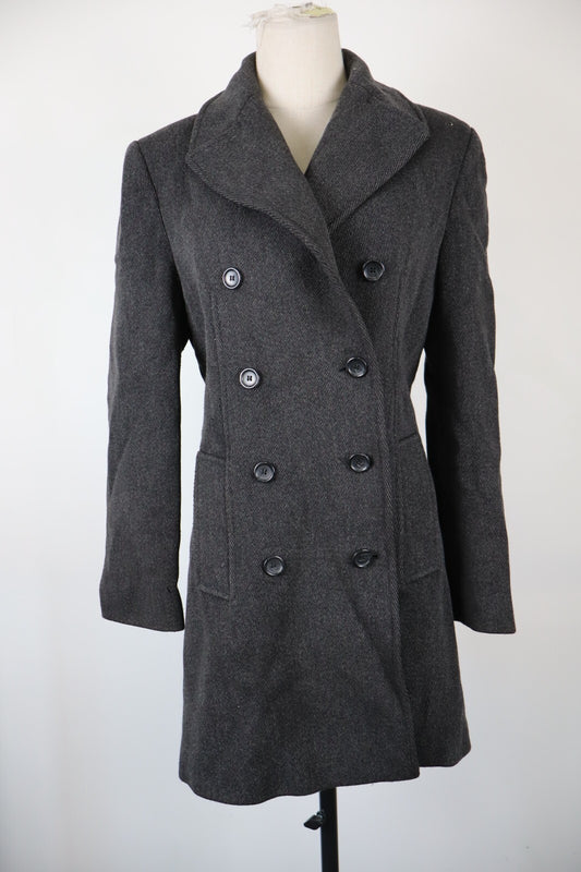 SPORTSTAFF CAPPOTTO LANA GIACCA DONNA TG 44 WOMAN WOOL COAT VINTAGE CASUAL