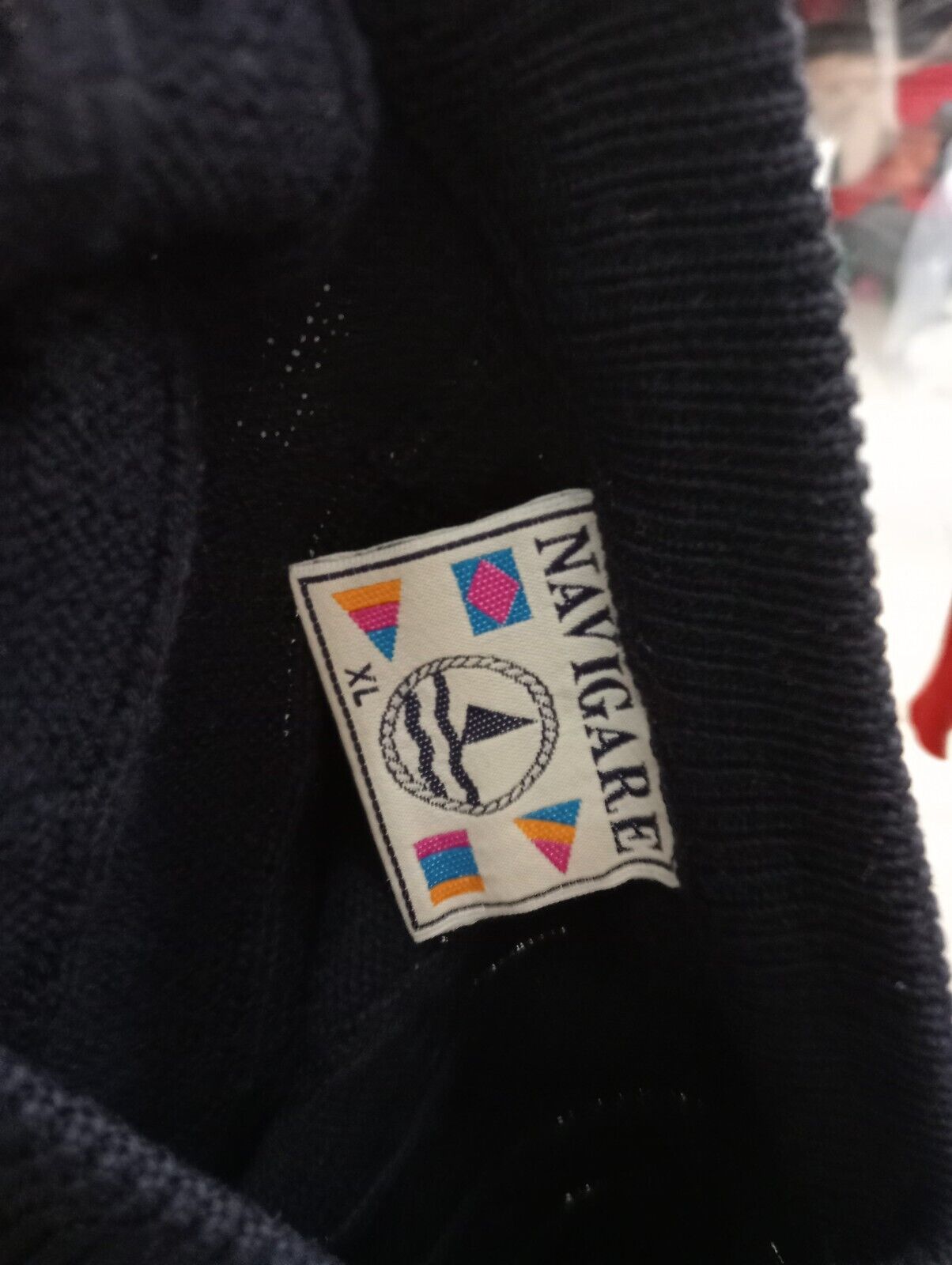 NAVIGARE MAGLIONE LANA WOOL UOMO TG XL MAN SWEATER CASUAL VINTAGE