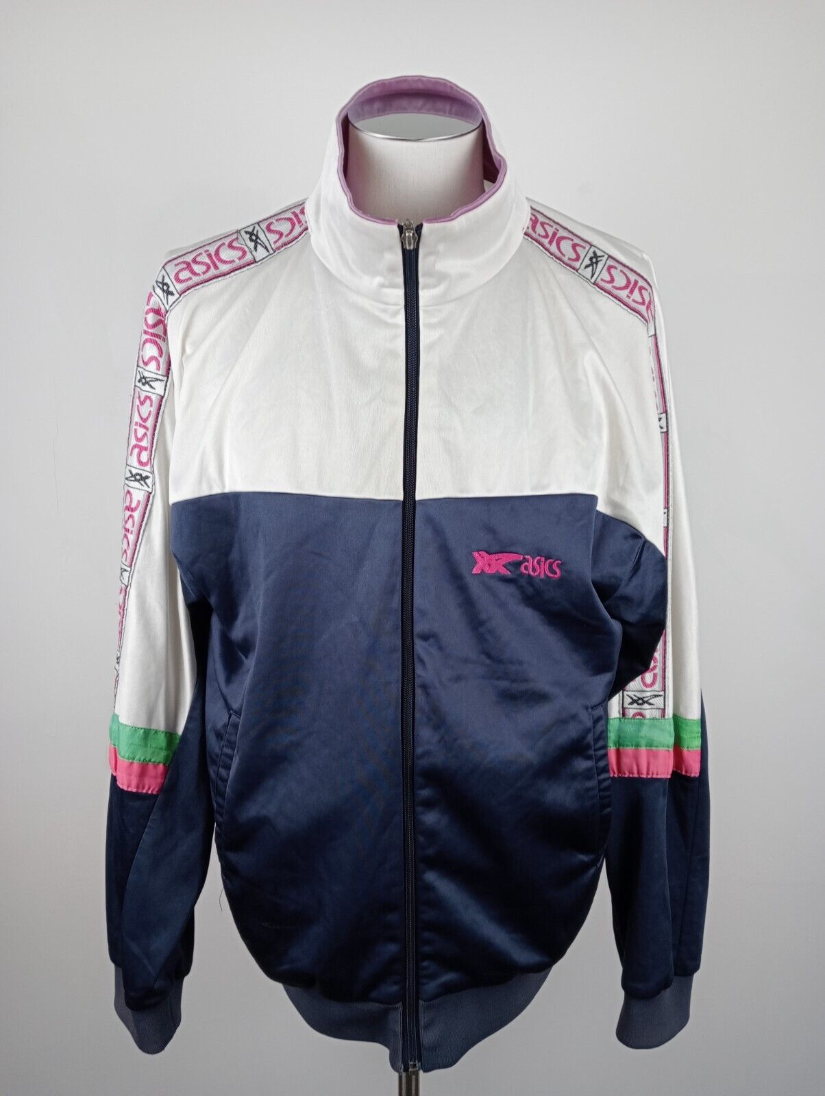 ASICS GIACCA SPORTIVA UOMO Tg. 56 MAN VINTAGE CASUAL SPORT JACKET