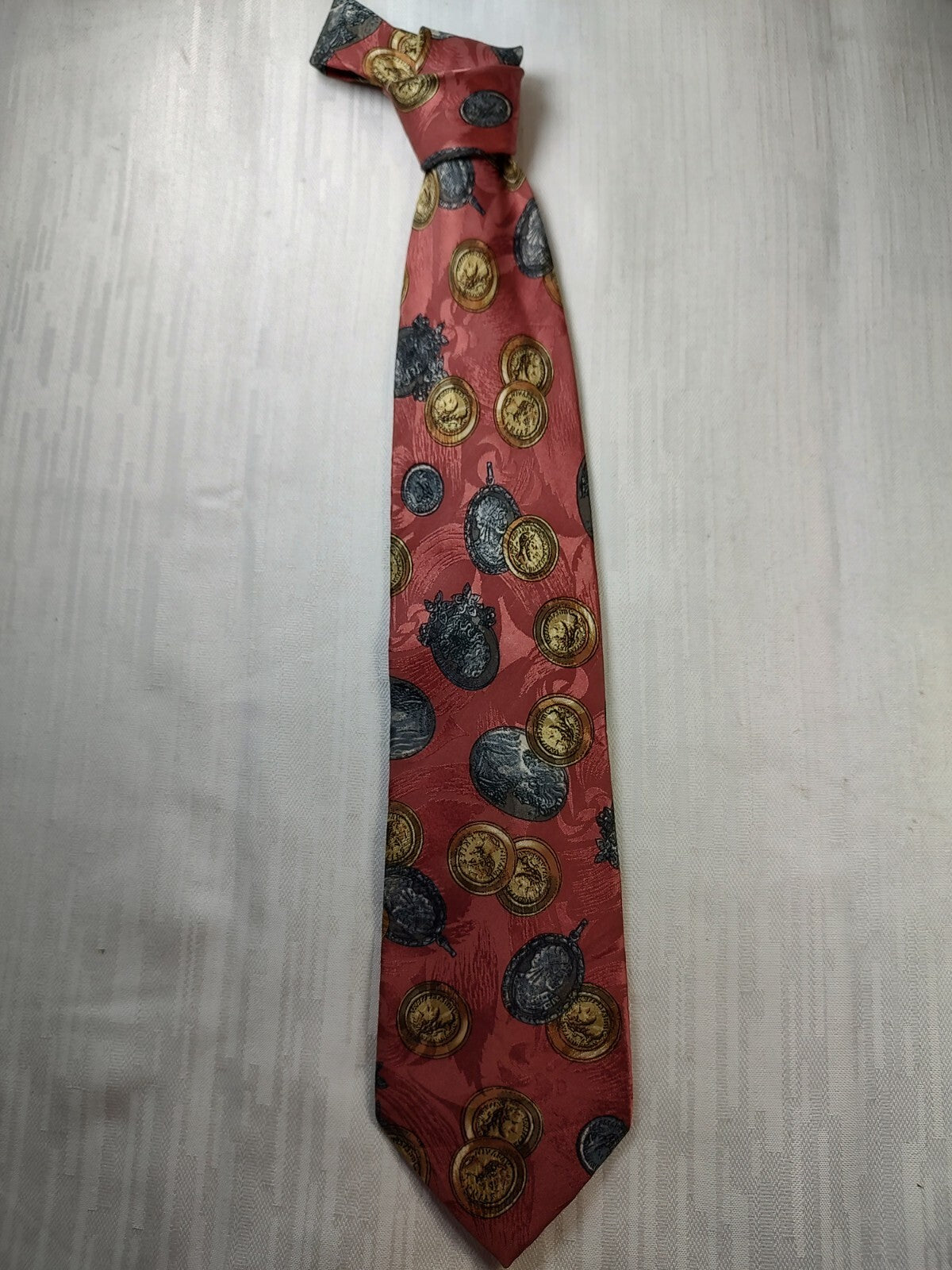 LAURA BIAGIOTTI 100% SILK TIE SETA CRAVATTA NECKTIE MADE IN ITALY CLASSIC