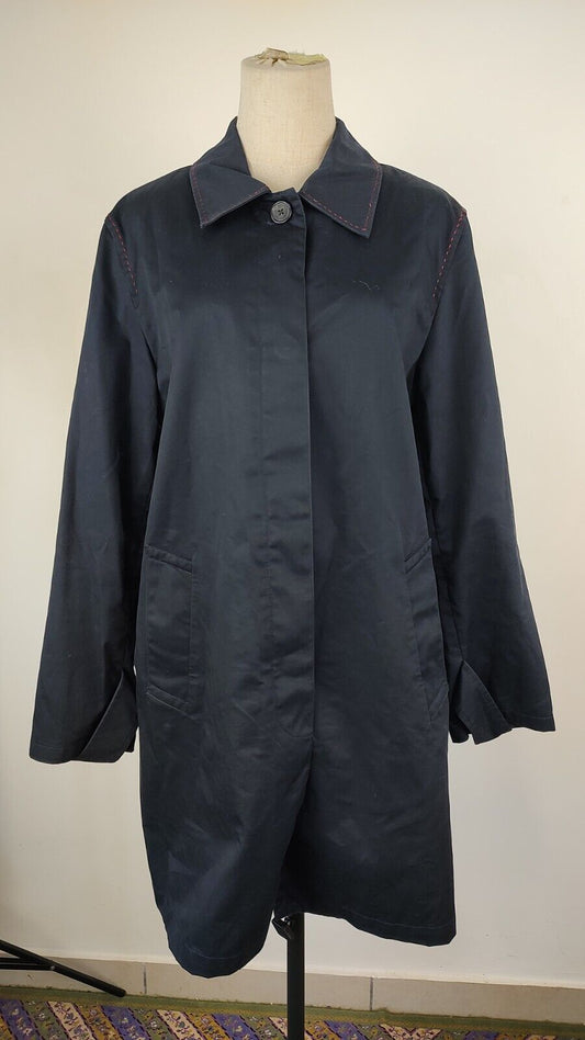 TOMMY HILFIGER CAPPOTTO TRENCH DONNA Tg L WOMEN VINTAGE CASUAL JACKET