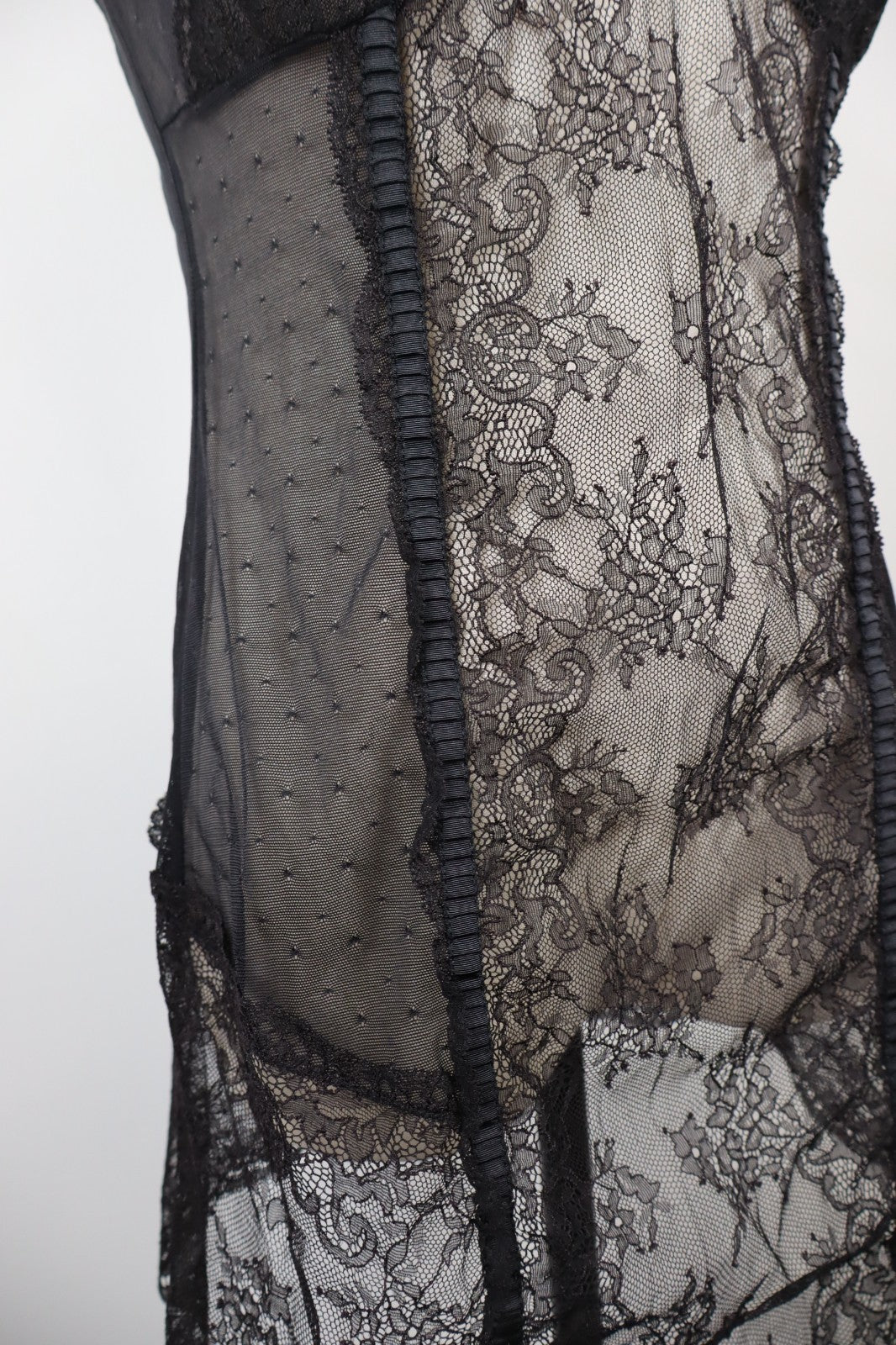 TWINSET SIMONA BARBBIERI LINGERIE SOTTOVESTE INTIMO IN PIZZO DONNA TG M WOMAN