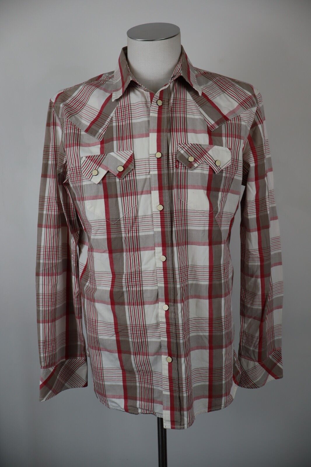 LEVI STRAUSS & CO CAMICIA SHIRT UOMO Tg L MAN VINTAGE CASUAL COTONE COTTON