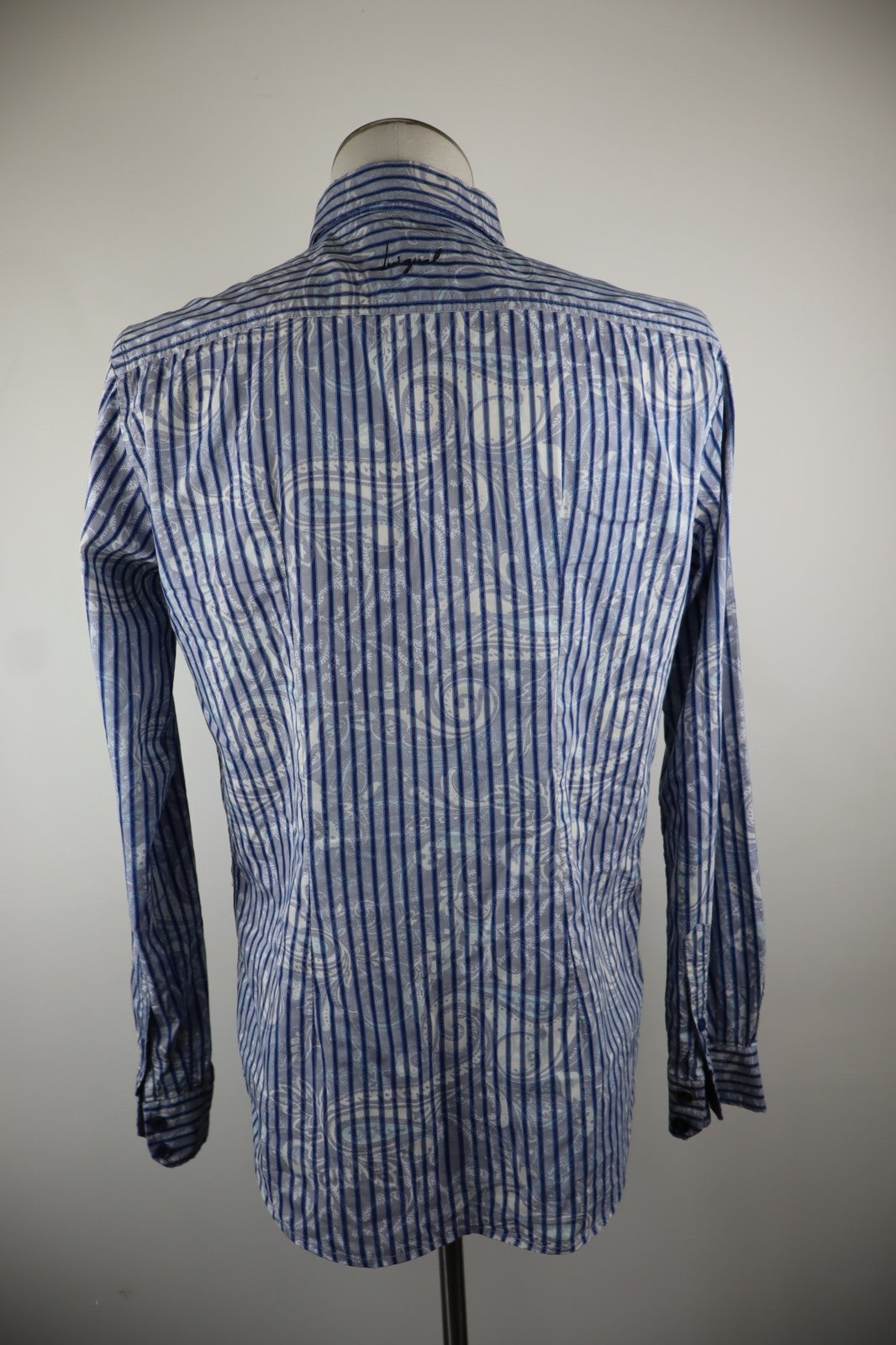 DESIGUAL CAMICIA COTONE SHIRT UOMO TG M  MAN VINTAGE CASUAL LOGO