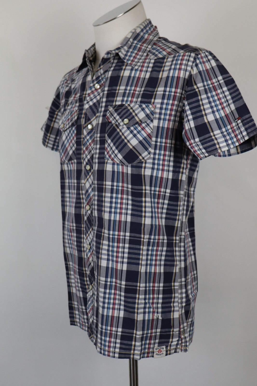 TOMMY HILFIGER CAMICIA UOMO TG S MAN CASUAL VINTAGE SHIRT COTONE SLIM FIT