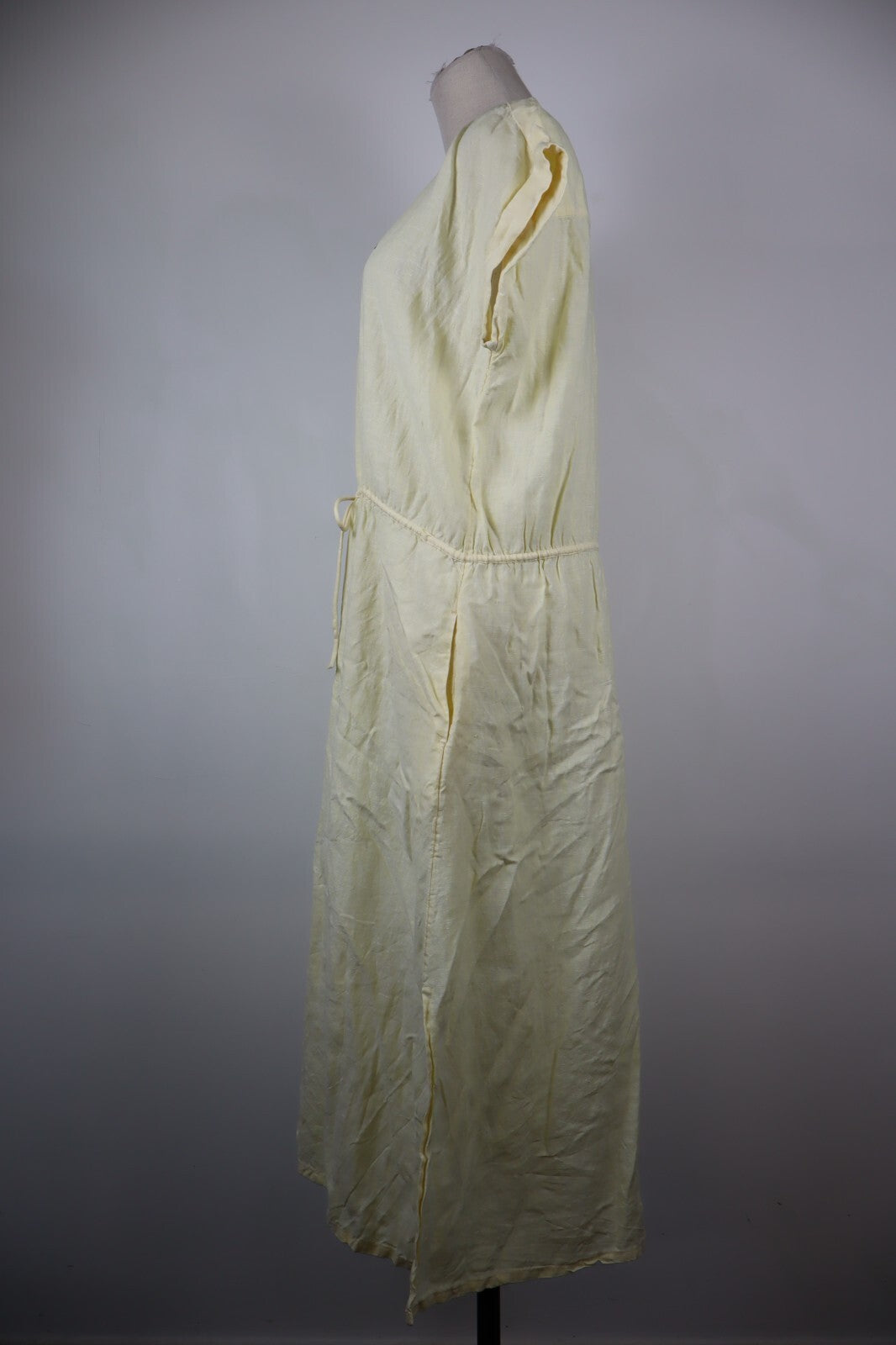 TOMMY HILFIGER VESTITO DONNA TG. 40 WOMAN CASUAL VINTAGE DRESS LINO LINEN