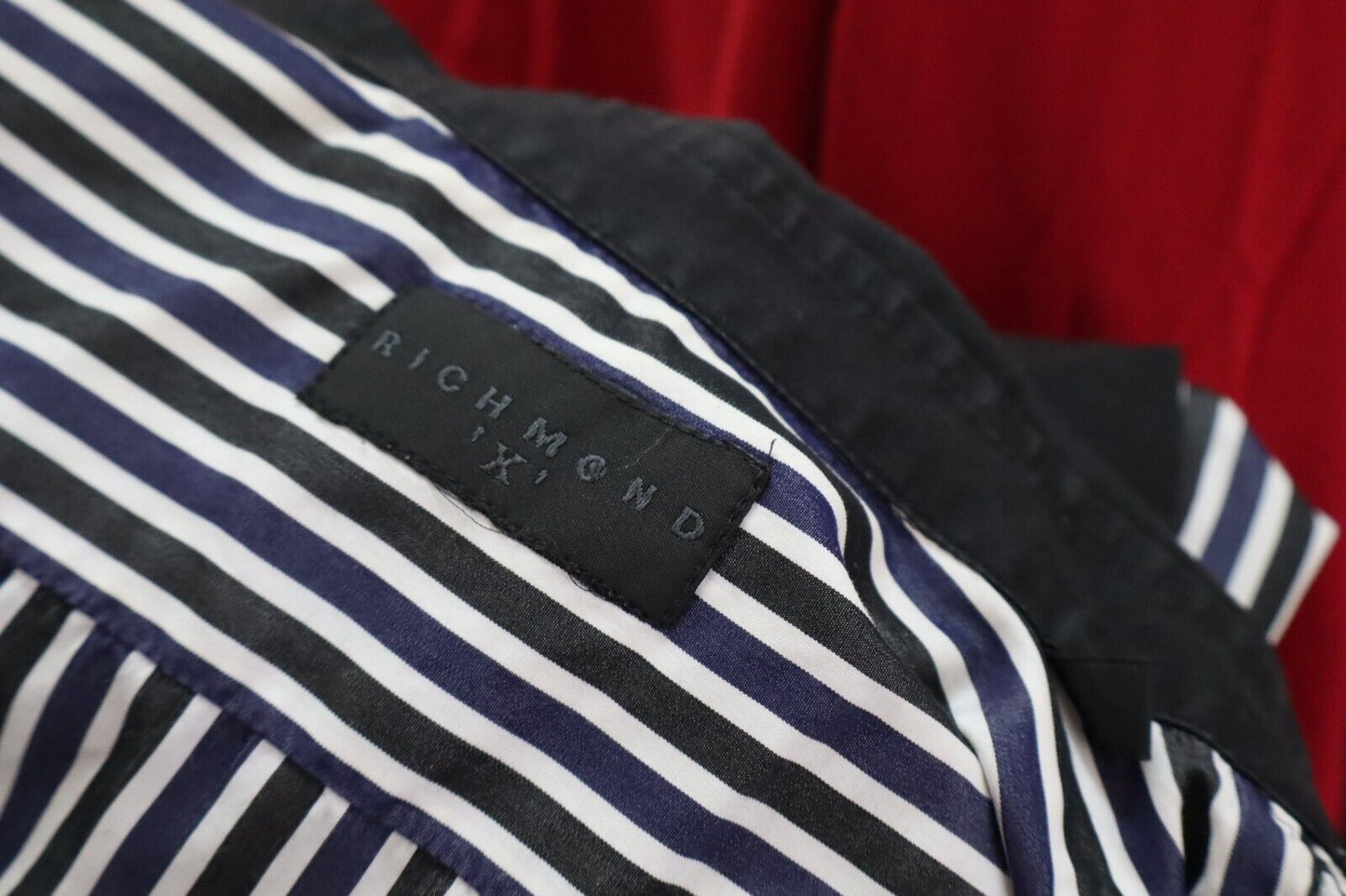 RICHMOND CAMICIA UOMO COTONE TG. 46 MAN CASUAL VINTAGE SHIRT