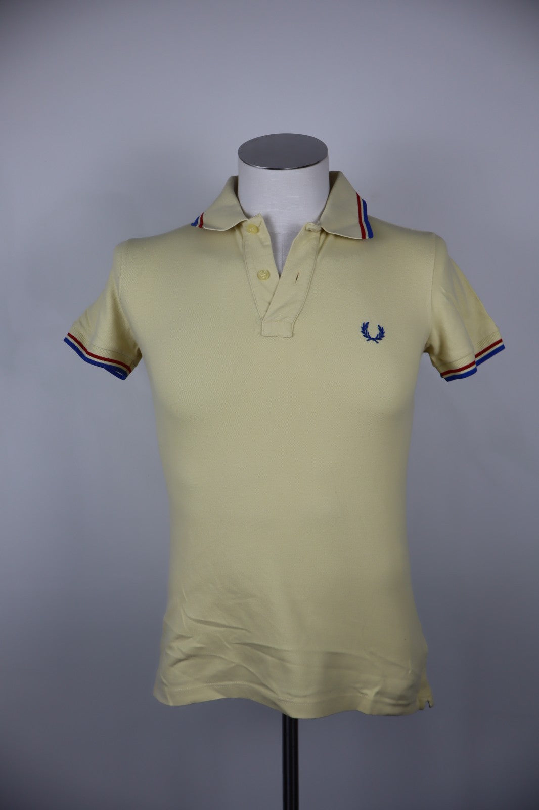 FRED PERRY POLO MAGLIA RAGAZZO COTONE 36" 92CM BOY T-SHIRT CASUAL VINTAGE LOGO