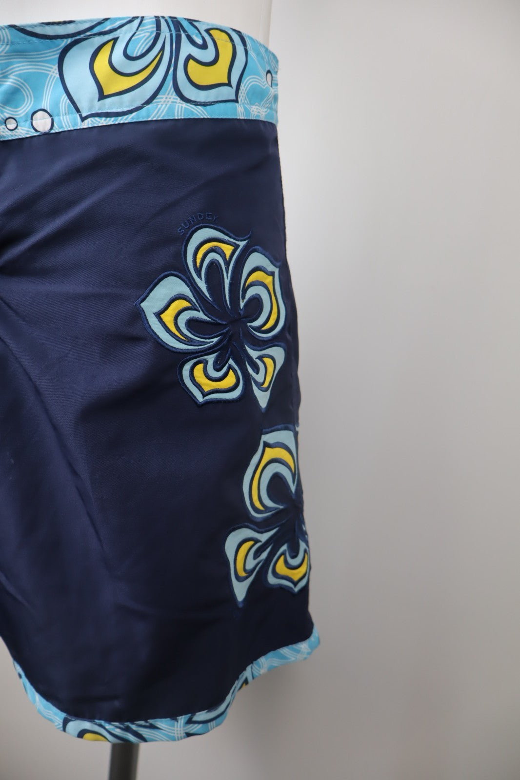 SUNDEK COSTUME PANTALONCINO MARE UOMO TG 36 MEN SWIMSUIT VINTAGE CASUAL LOGO