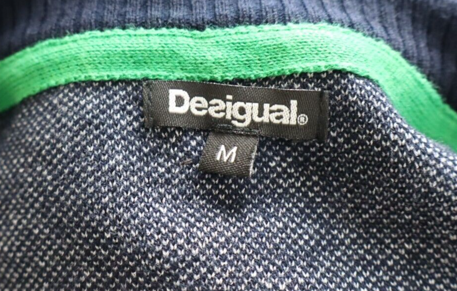 DESIGUAL MAGLIONE UOMO Tg. M MAN SWEATER CASUAL VINTAGE WOOL LANA