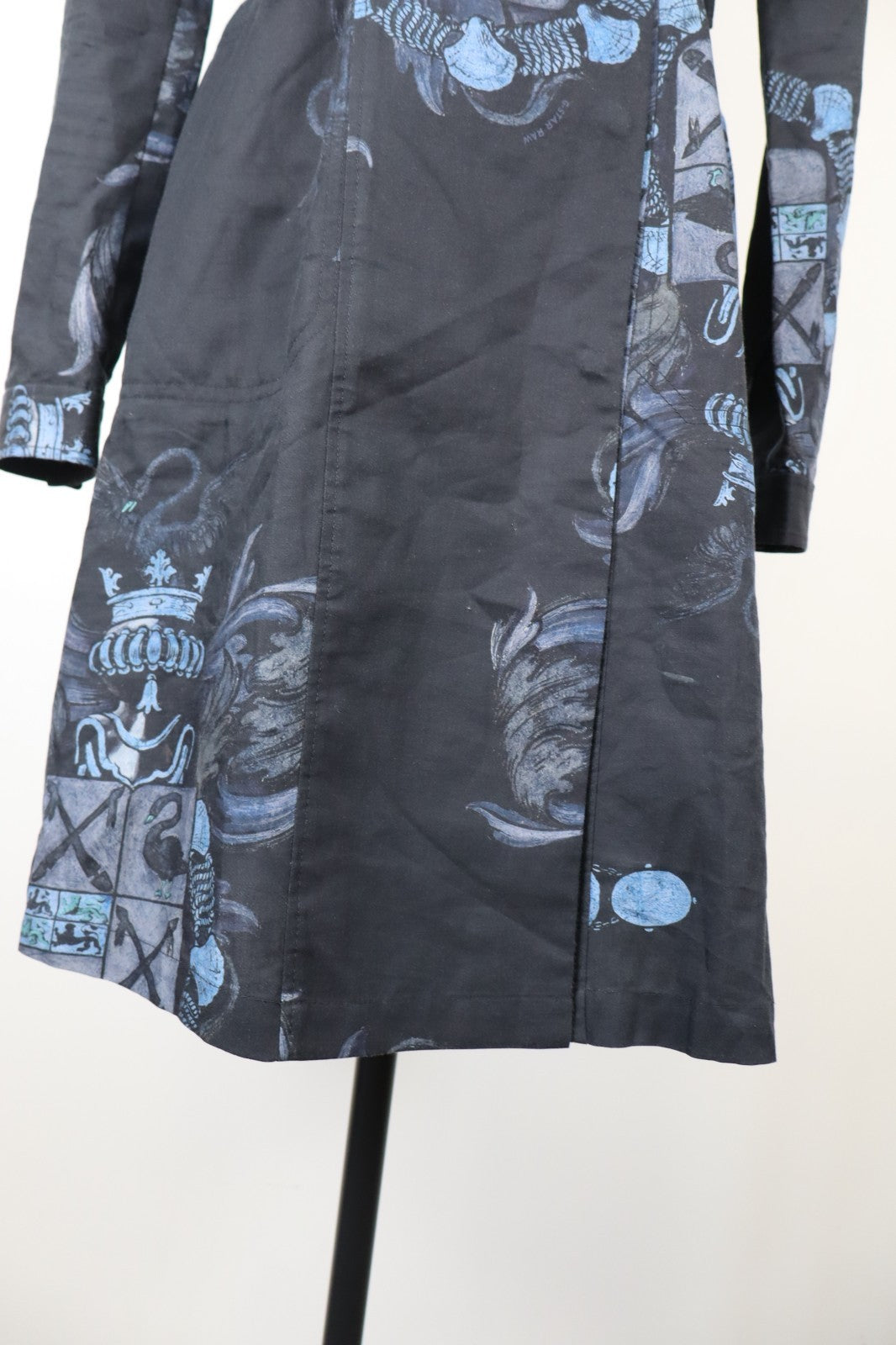 G-STAR RAW VESTITO ABITO DONNA TG. S WOMAN VINTAGE DRESS COTONE A PORTAFOGLIO