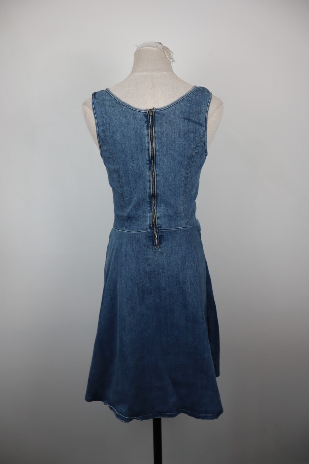 CALVIN KLEIN JEANS VESTITO ABITO DENIM DONNA TG. M WOMAN CASUAL VINTAGE DRESS