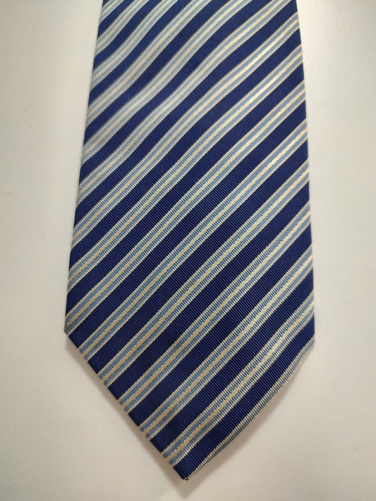 HUGO BOSS 100% SILK TIE SETA CRAVATTA NECKTIE MADE IN ITALY CLASSIC