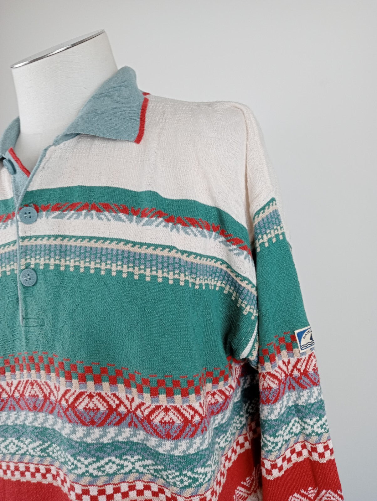 NAVIGARE MAGLIONE MAGLIA COTONE COTTON UOMO Tg. L MAN SWEATER CASUAL VINTAGE