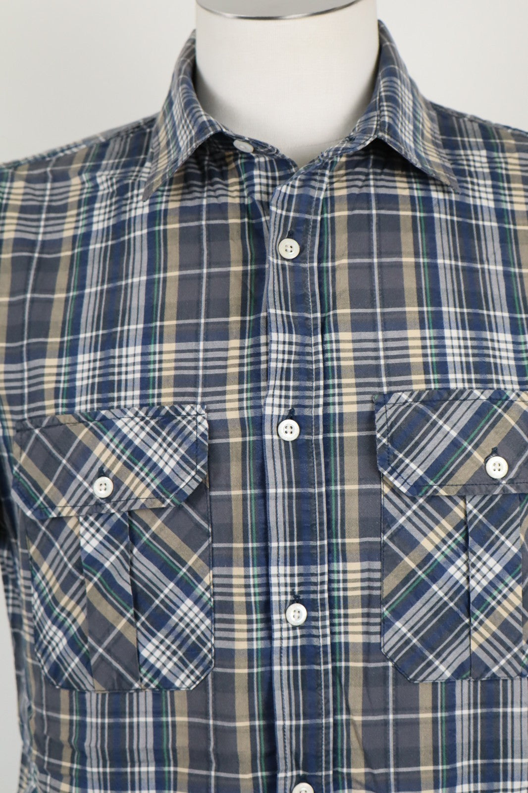 WOOLRICH CAMICIA UOMO TG EU L MAN SHIRT CASUAL VINTAGE COTONE COTTON