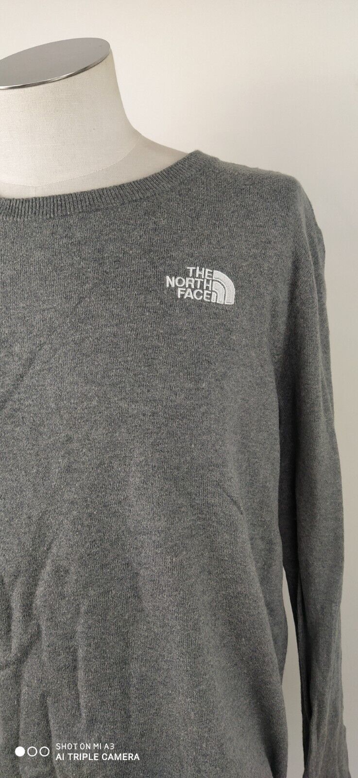 THE NORTH FACE MAGLIONE MAGLIA COTONE VINTAGE UOMO Tg. L SWEATER MAN CASUAL
