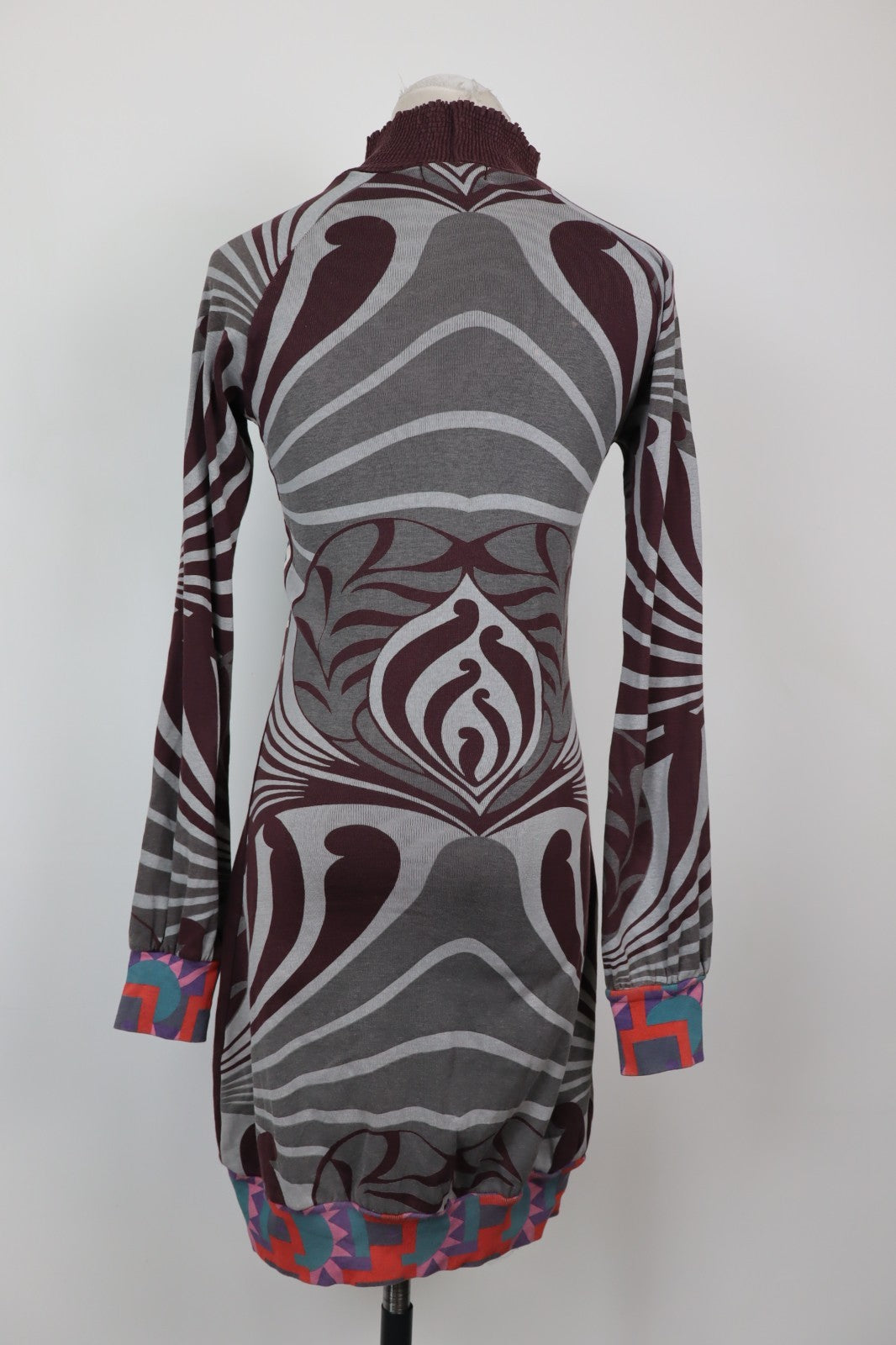 CUSTO BARCELONA VESTITO ABITO DONNA TG. 1 WOMAN CASUAL VINTAGE DRESS