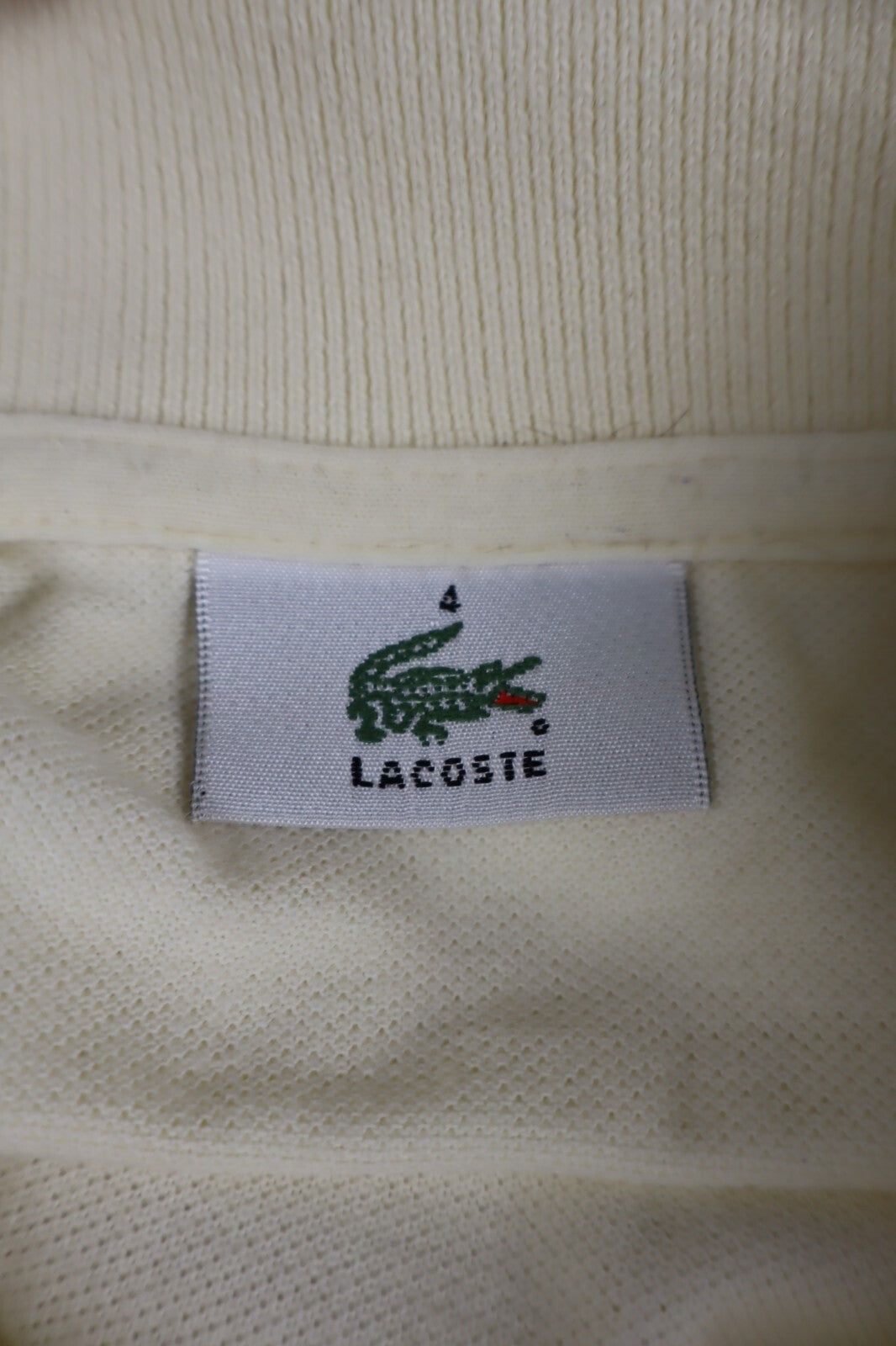 LACOSTE POLO MAGLIA UOMO COTONE TG. 4 MAN COTTON SHIRT CASUAL VINTAGE COTTON