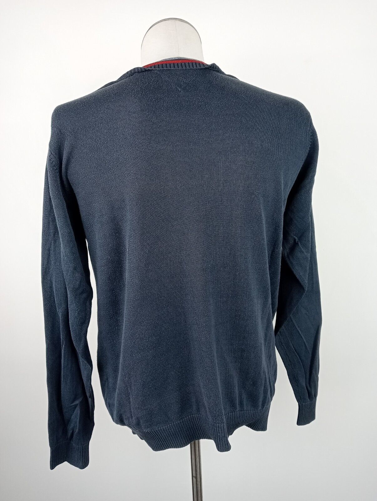 TOMMY HILFIGER MAGLIONE COTONE UOMO TG M MAN SWEATER CASUAL VINTAGE MADE ITALY