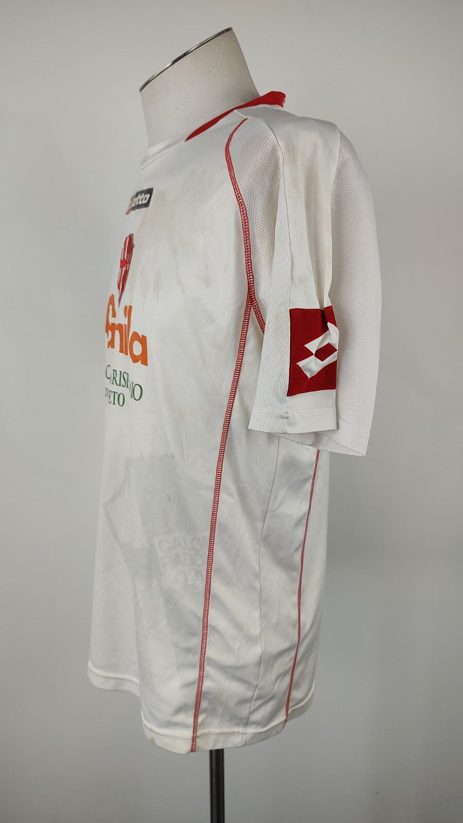 LOTTO PADOVA MAGLIA CALCIO UOMO Tg L TRIKOT JERSEY SOCCER VINTAGE SPORT 08/09