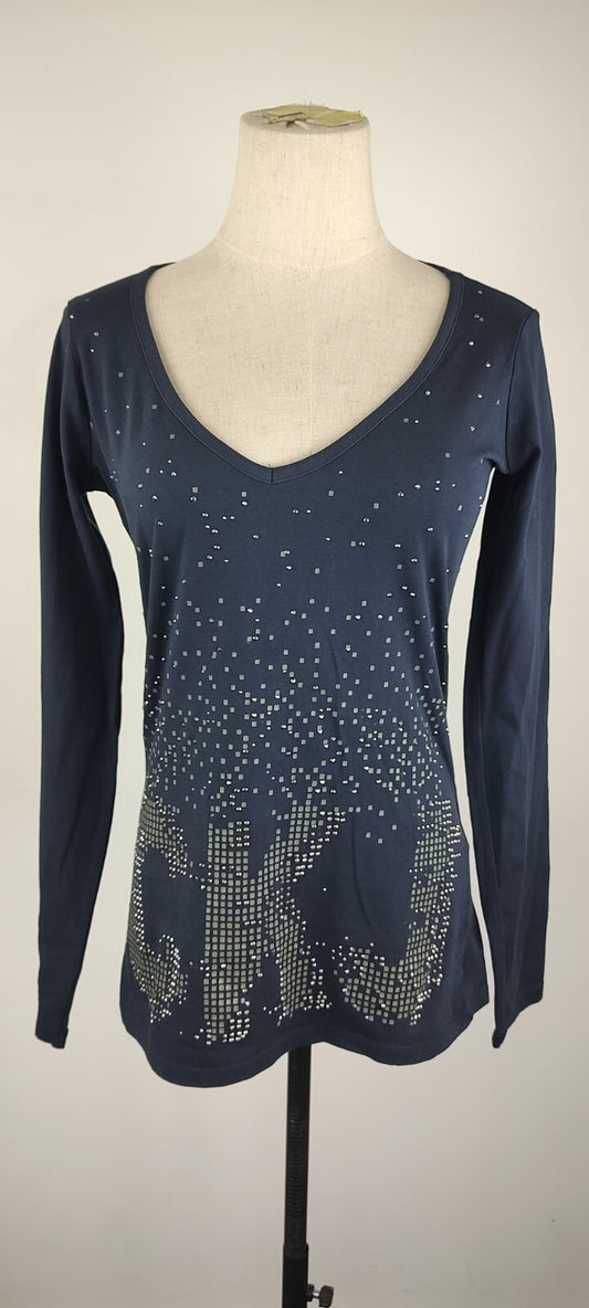 CALVIN KLEIN MAGLIA DONNA TG. M WOMAN CASUAL VINTAGE T-SHIRT COTONE