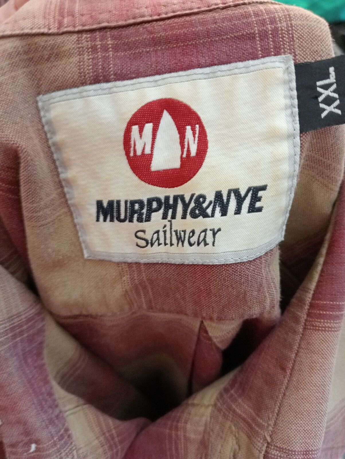 MURPHY & NYE CAMICIA UOMO COTONE COTTON 2XL MAN CASUAL VINTAGE SHIRT ITALY