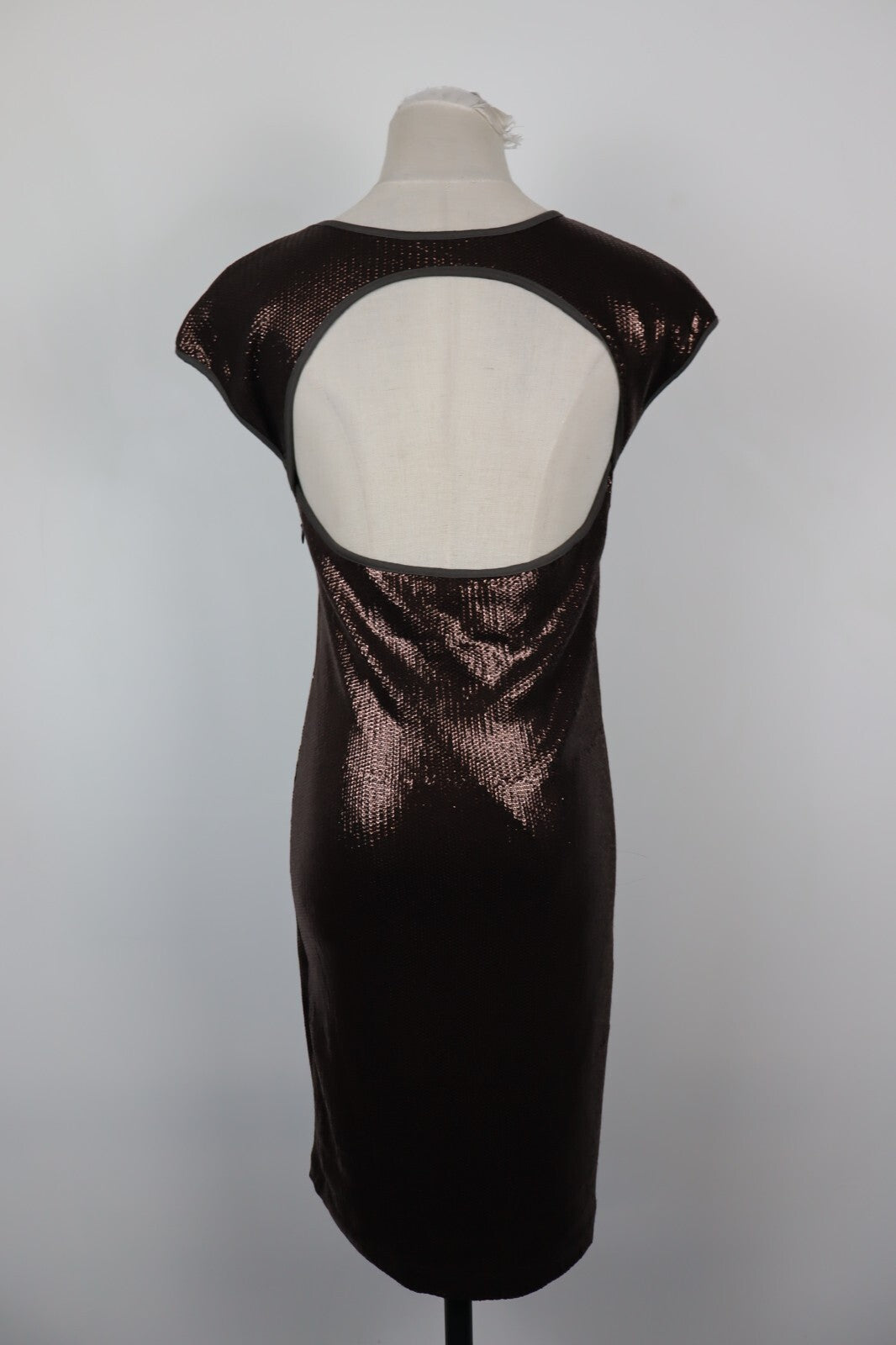 MAX & CO VESTITO ABITO DONNA TG. 44 WOMAN CASUAL VINTAGE DRESS PAILLETTES