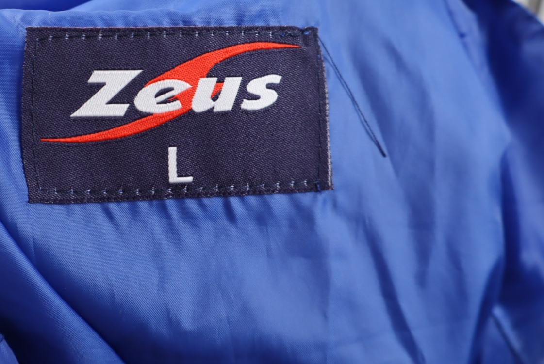 ZEUS FC CROTONE KWAY IMPERMEABILE CALCIO UOMO TG L MAN VINTAGE SPORT SOCCER