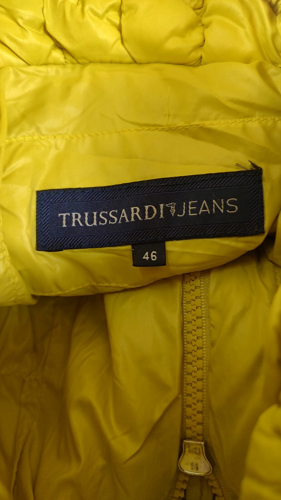 TRUSSARDI JEANS GIUBBINO DONNA Tg 46 IMBOTTITO WOMAN JACKET CASUAL VINTAGE