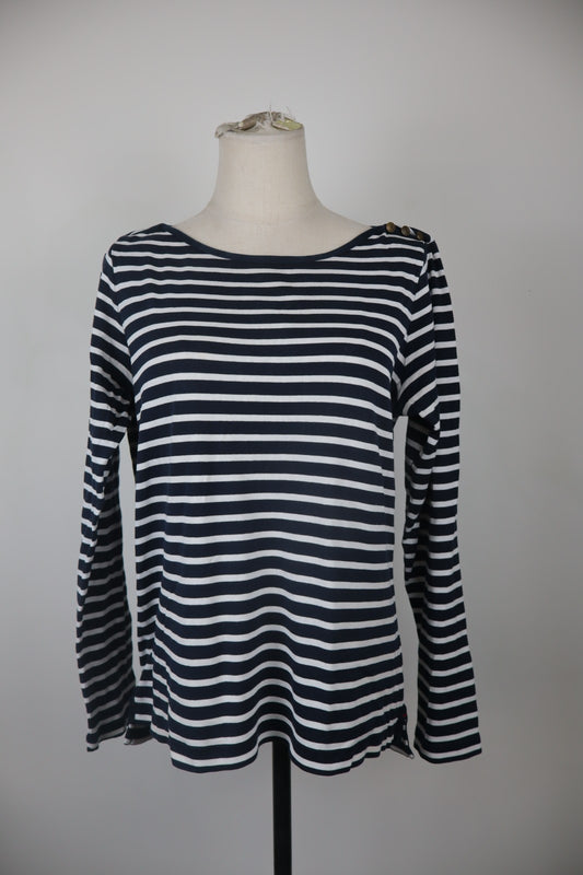 TOMMY HILFIGER MAGLIA DONNA TG L WOMAN T-SHIRT CASUAL VINTAGE COTONE COTTON