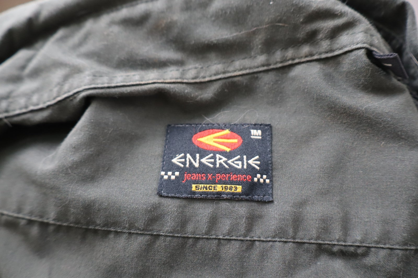 ENERGIE CAMICIA UOMO COTONE TG. L MAN CASUAL VINTAGE COTTON SHIRT MANICA LUNGA