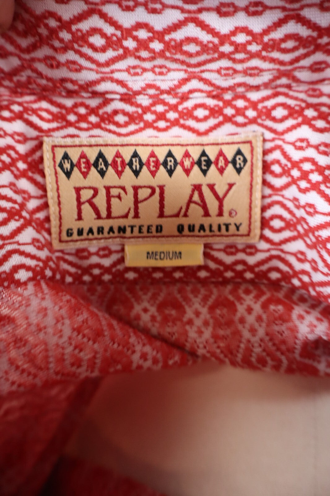 REPLAY CAMICIA UOMO COTONE COTTON TG. M  MAN CASUAL VINTAGE SHIRT