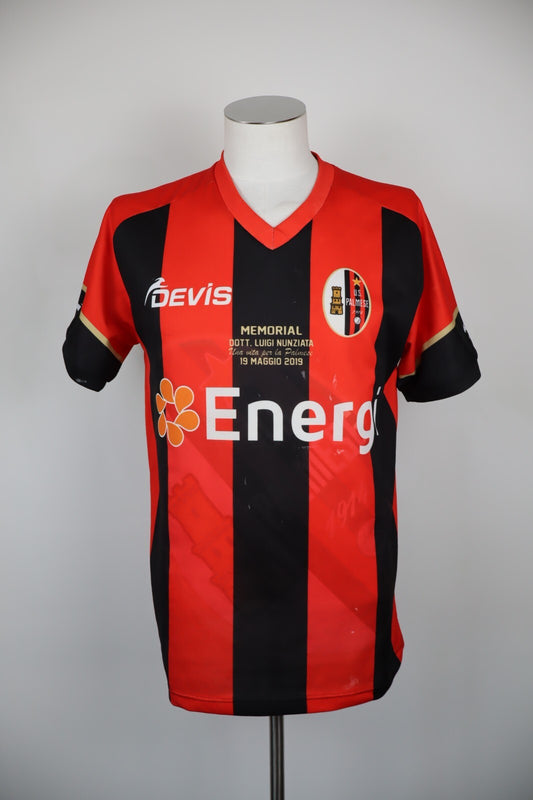 DEVIS US PALMESE N 15 MAGLIA CALCIO UOMO Tg XL SOCCER JERSEY TRIKOT SPORT