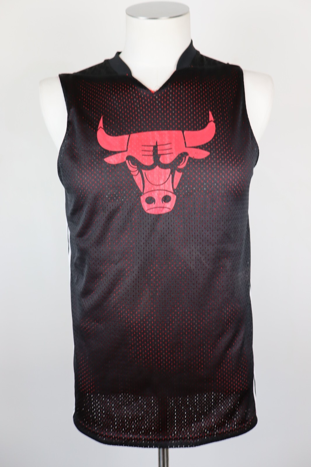 ADIDAS NBA CANOTTA BASKET CHICAGO BULLS T-SHIRT UOMO XS SPORT DOUBLE FACE