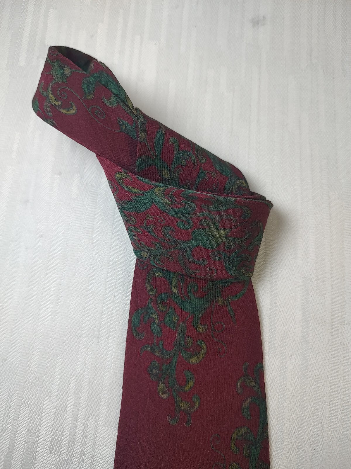 HUBERT 100% SILK TIE SETA CRAVATTA NECKTIE MADE IN ITALY CLASSIC