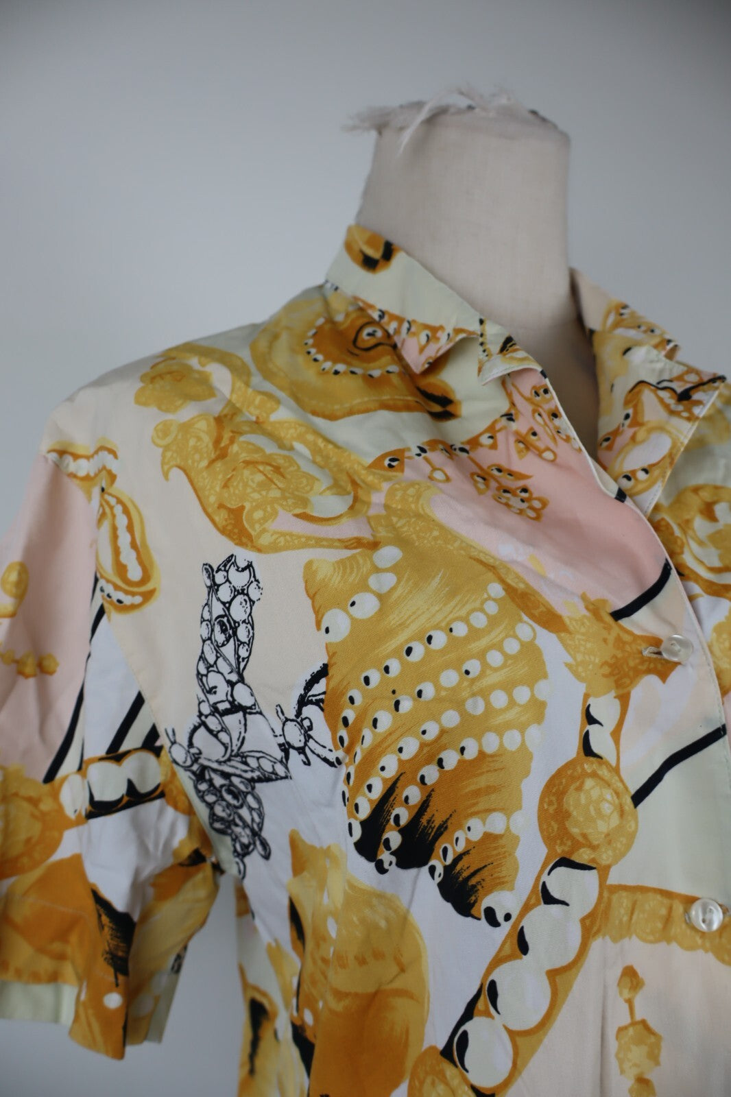 CONTE OF FLORENCE CAMICIA DONNA TG M WOMAN SHIRT CASUAL VINTAGE COTONE