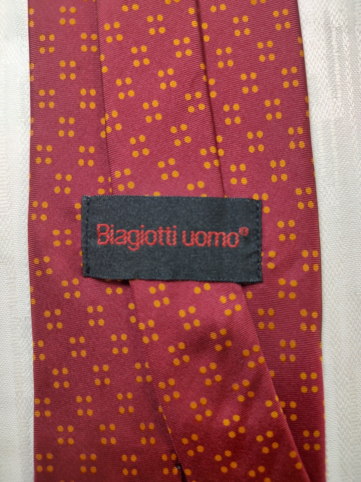 BIAGIOTTI 100% SILK TIE SETA CRAVATTA NECKTIE MADE IN ITALIA CLASSIC