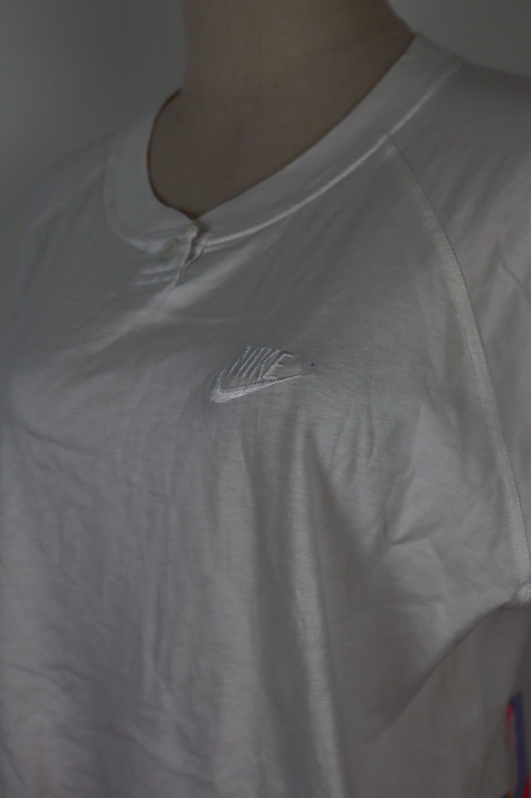 NIKE CHALLENGE MAGLIA DONNA COTONE TG. L WOMAN CASUAL VINTAGE T-SHIRT CROP TOP