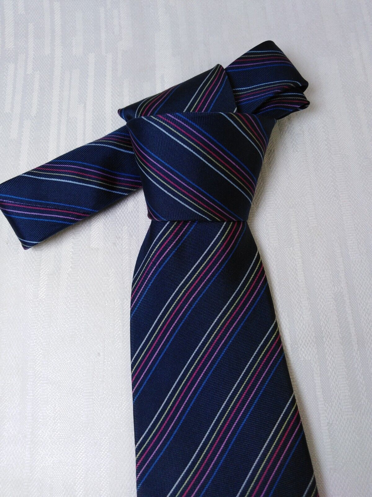 NAZARENO GABRIELLI 100% SETA SILK TIE CRAVATTA NECKTIE VINTAGE CLASSIC ITALY