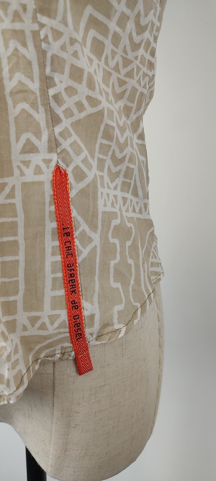 DIESEL CAMICIA DONNA COTONE TG. M WOMAN COTTON SHIRT CASUAL VINTAGE