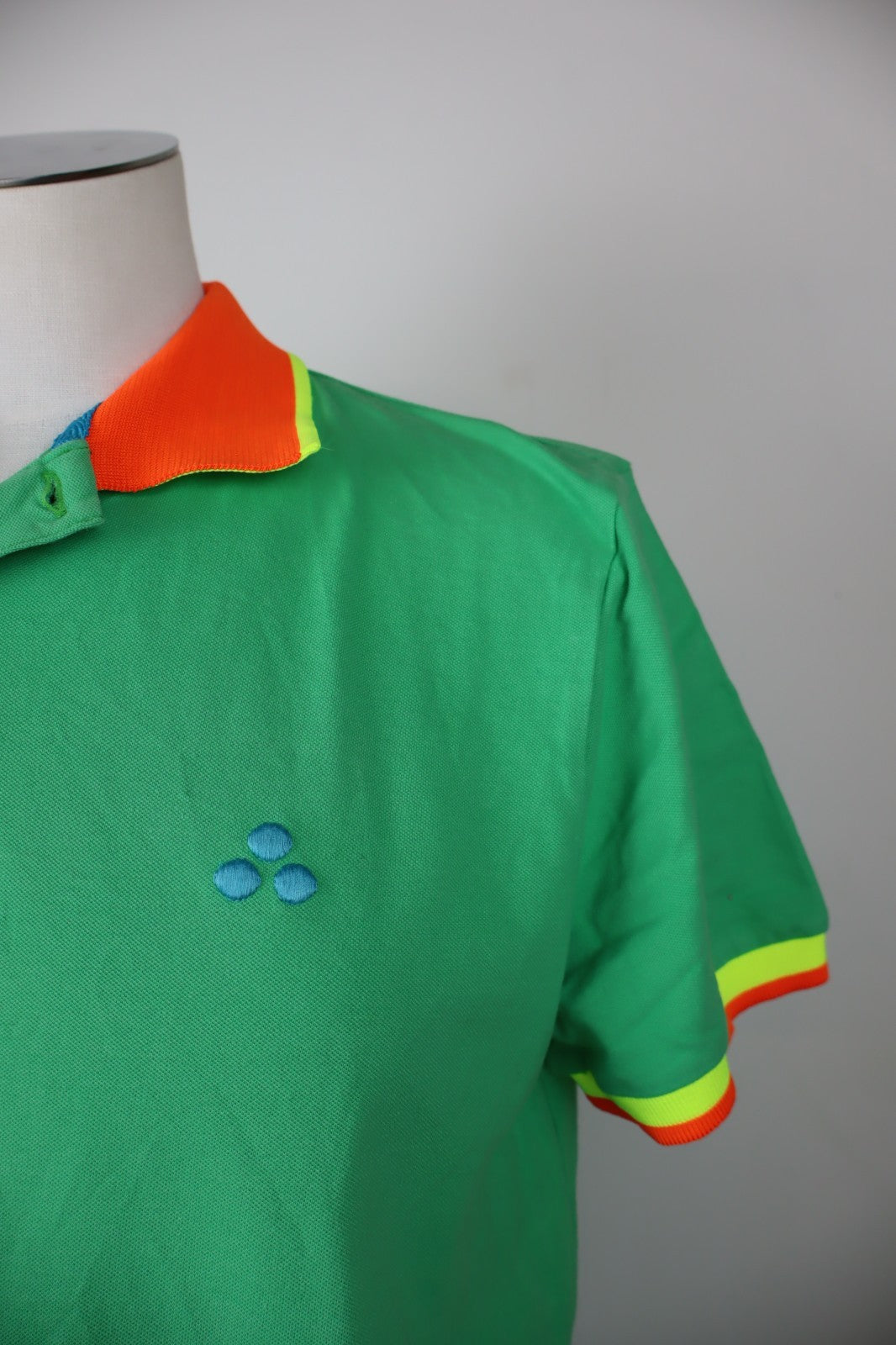 PEUTEREY POLO MAGLIA COTONE UOMO TG M COTTON MAN T-SHIRT CASUAL VINTAGE LOGO