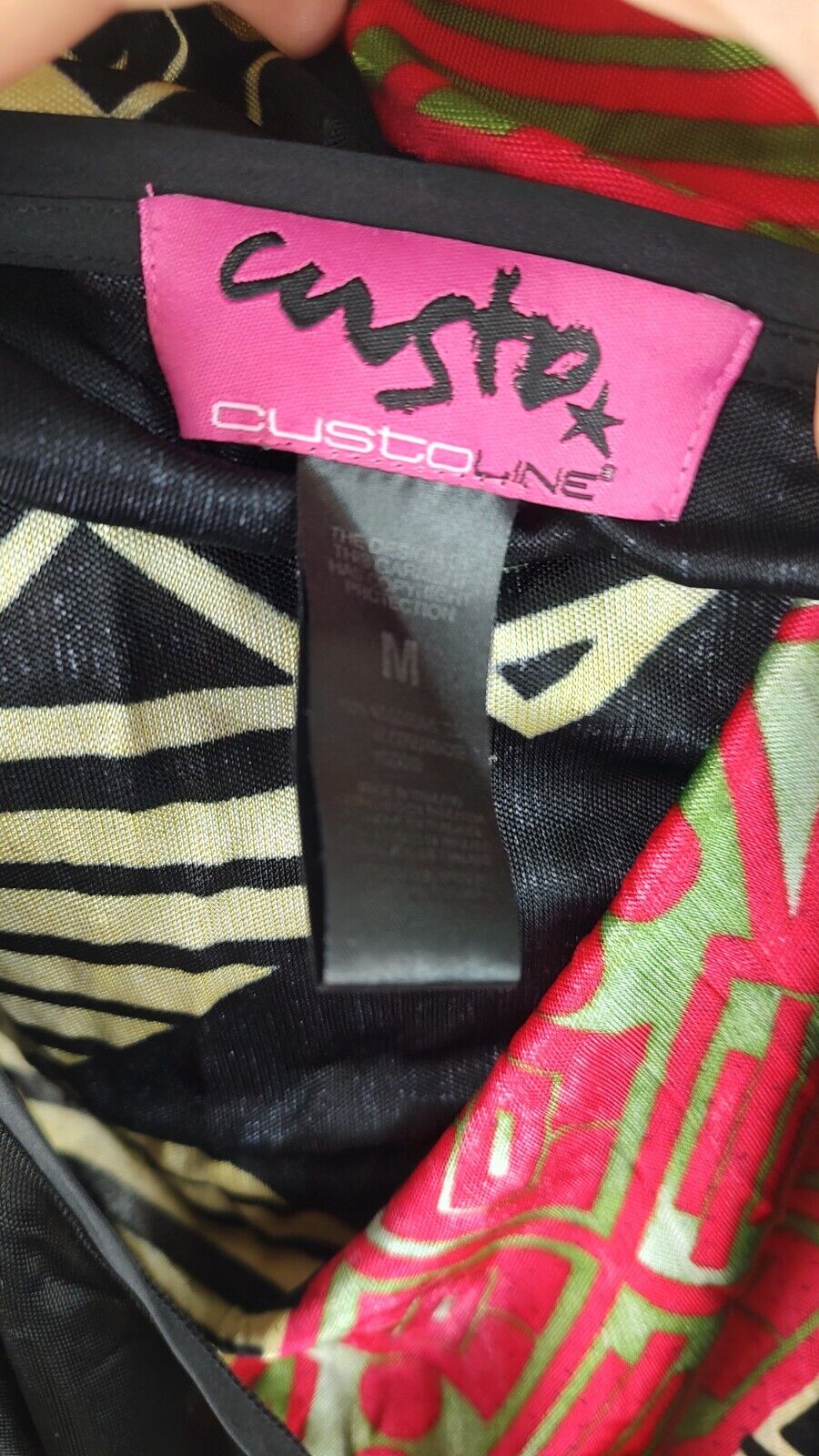 CUSTO BARCELONA VESTITO DONNA TG. M WOMAN CASUAL VINTAGE DRESS