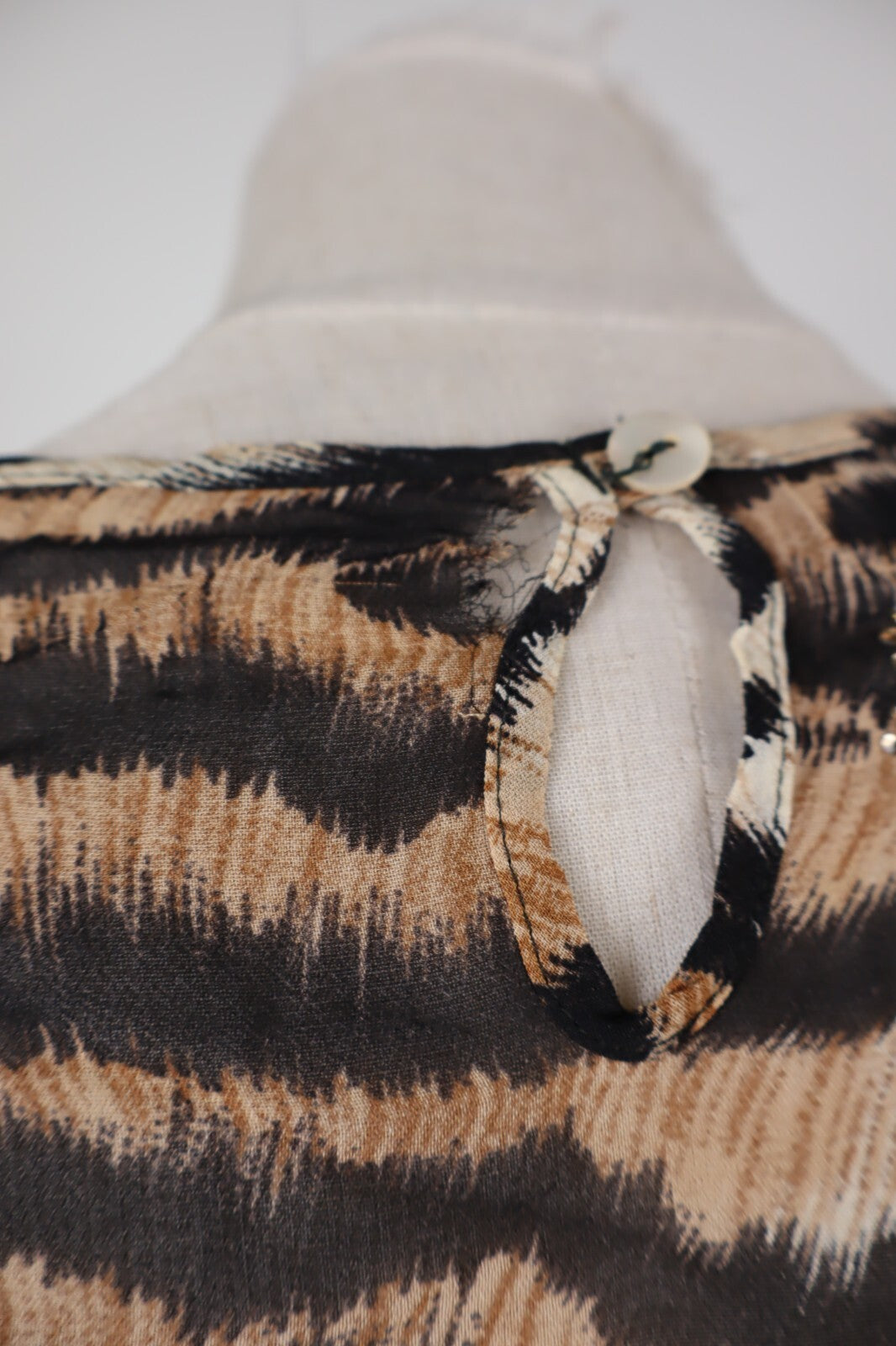 BLUMARINE MAGLIA DONNA TG. 42  WOMAN CASUAL VINTAGE T-SHIRT ITALY RAYON