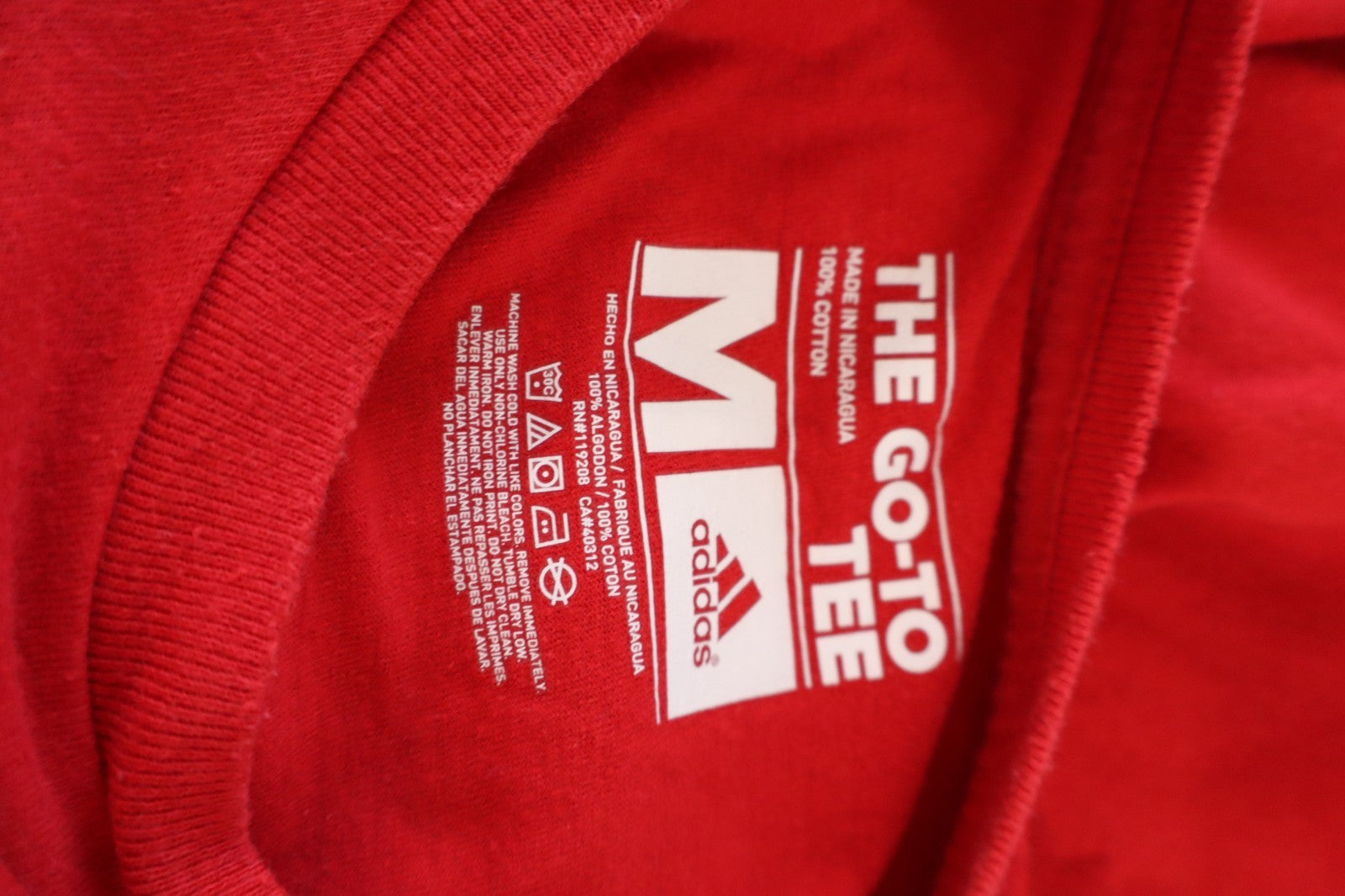 ADIDAS CHICAGO BULLS MAGLIA UOMO TG M MAN T-SHIRT BASKET NBA SPORT COTONE