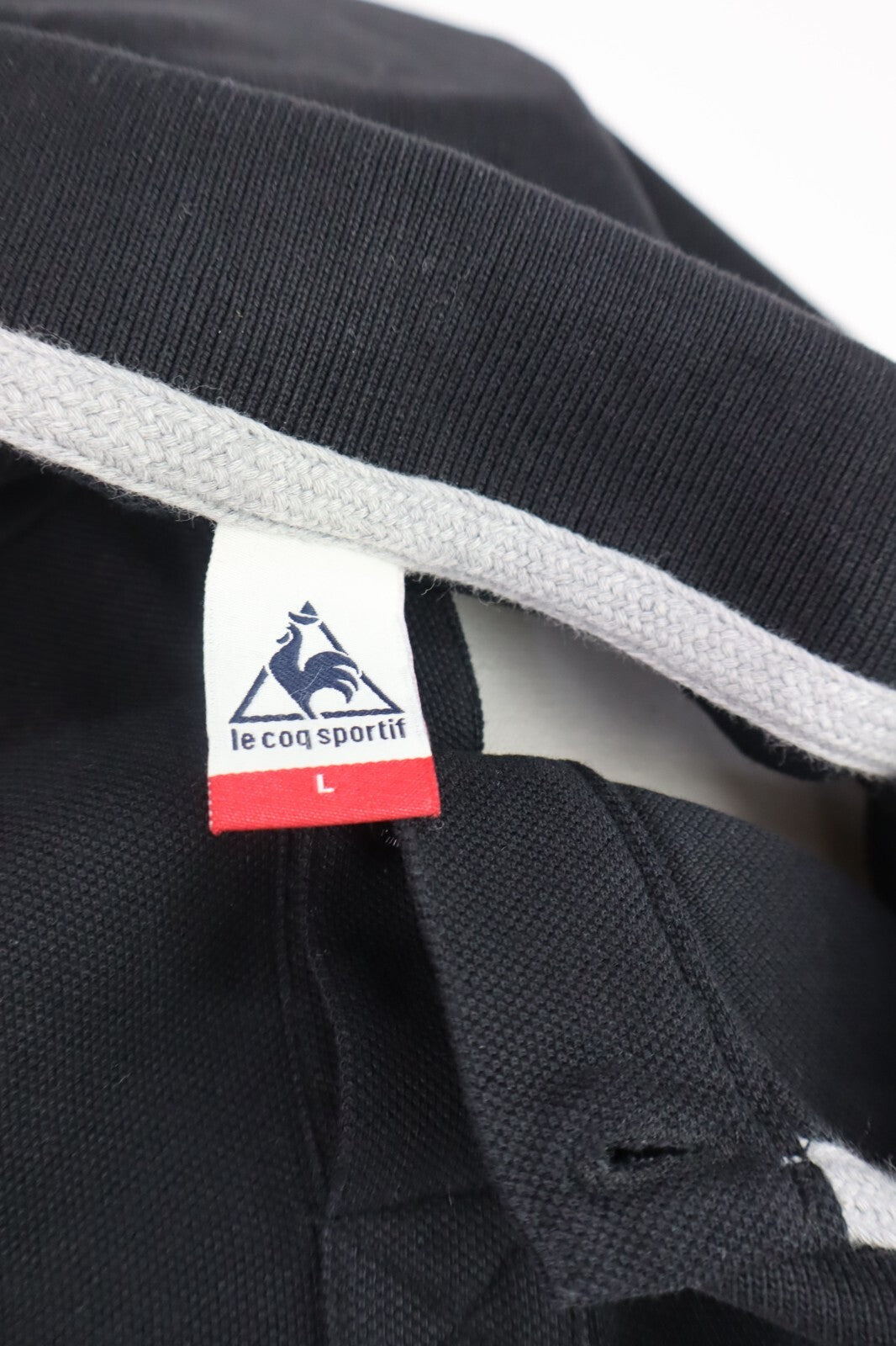 LE COQ SPORTIFF POLO MAGLIA UOMO COTONE Tg L MAN JACKET SWEATSHIRT VINTAGE