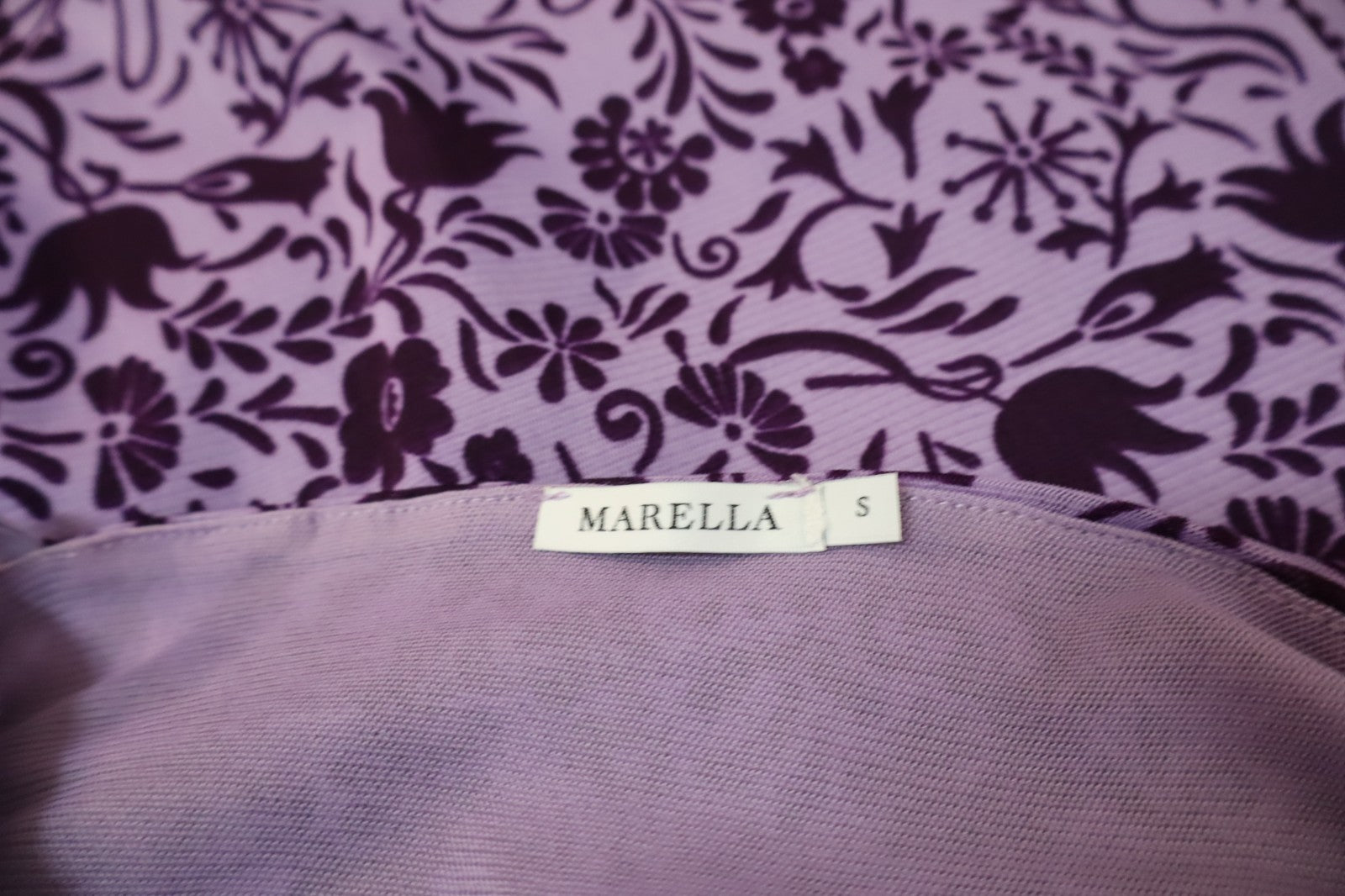 MARELLA CANOTTA MAGLIA DONNA TG. S WOMAN CASUAL VINTAGE T-SHIRT TOP FLOREALE