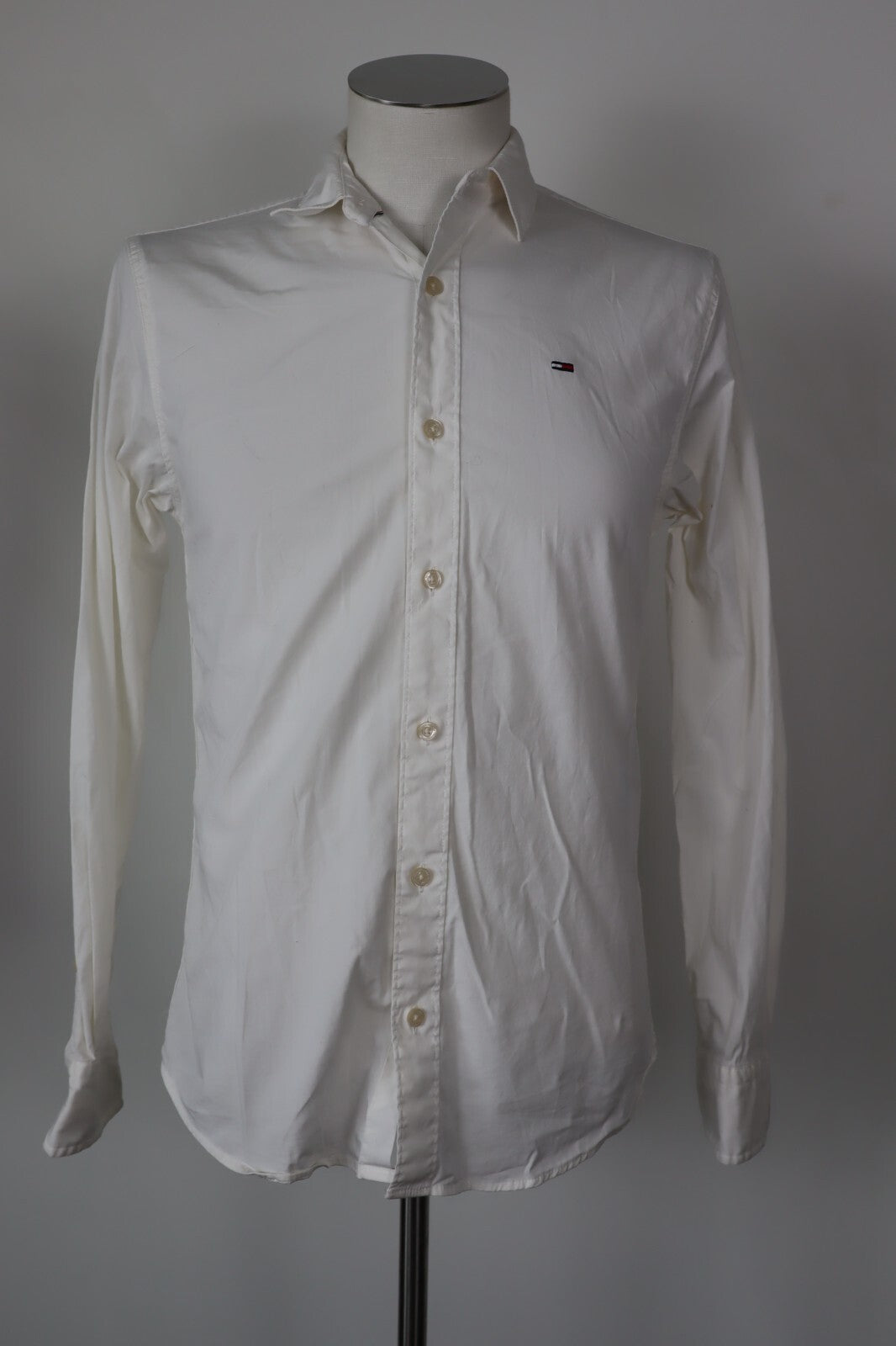 TOMMY HILFIGER CAMICIA COTONE SHIRT UOMO Tg. S MAN VINTAGE CASUAL COTTON