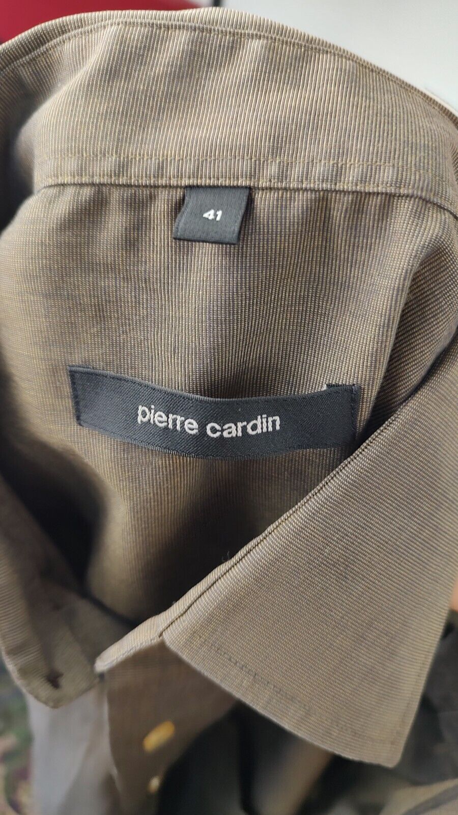 PIERRE CARDIN CAMICIA SHIRT UOMO Tg 41 MAN VINTAGE CASUAL COTONE